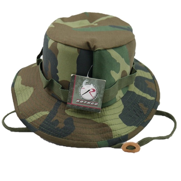 rothco boonie woodland camo bucket hat
